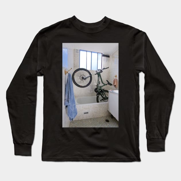 Bicycle Parking 3 Long Sleeve T-Shirt by fotoWerner